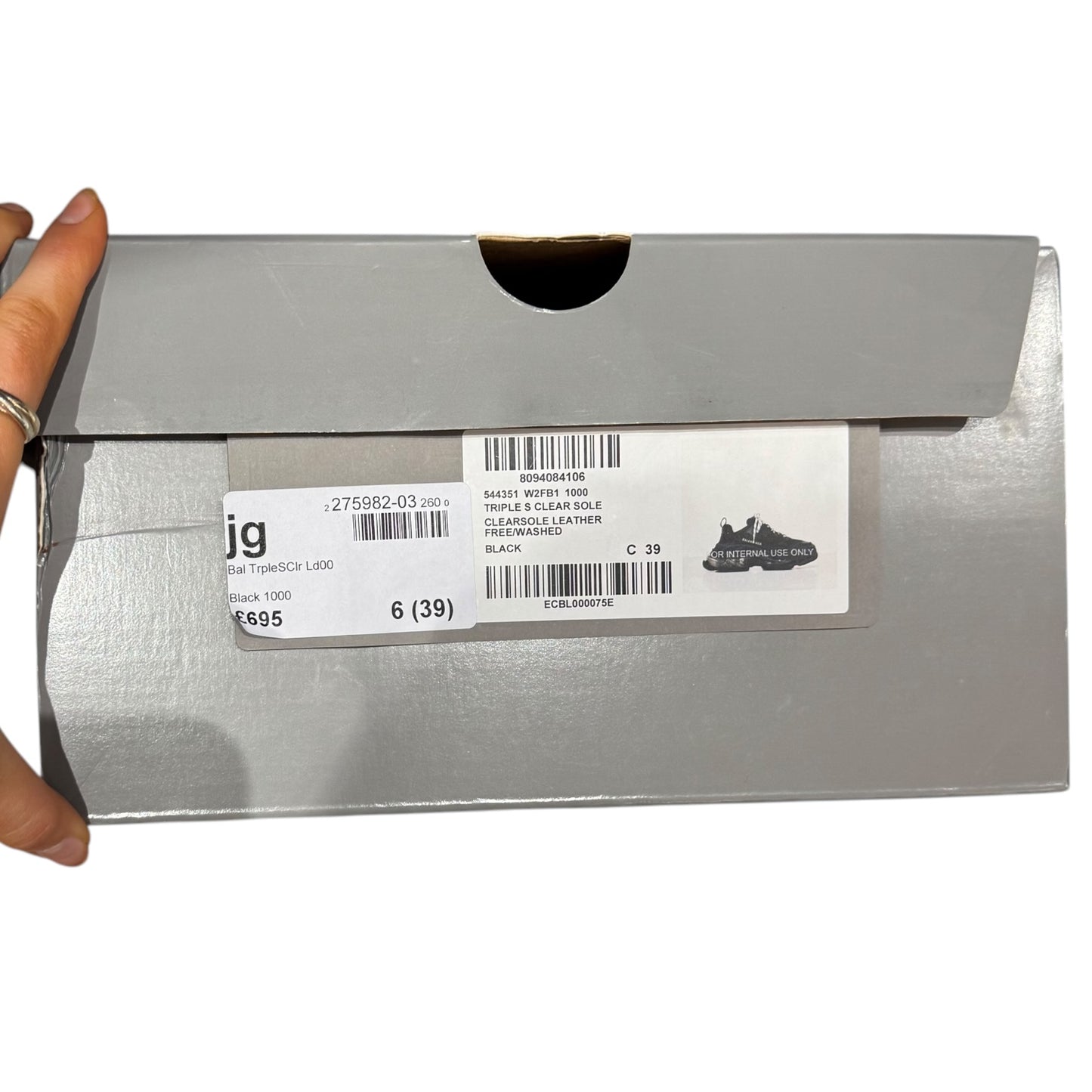 Black Balenciaga Triple S Trainers - 6