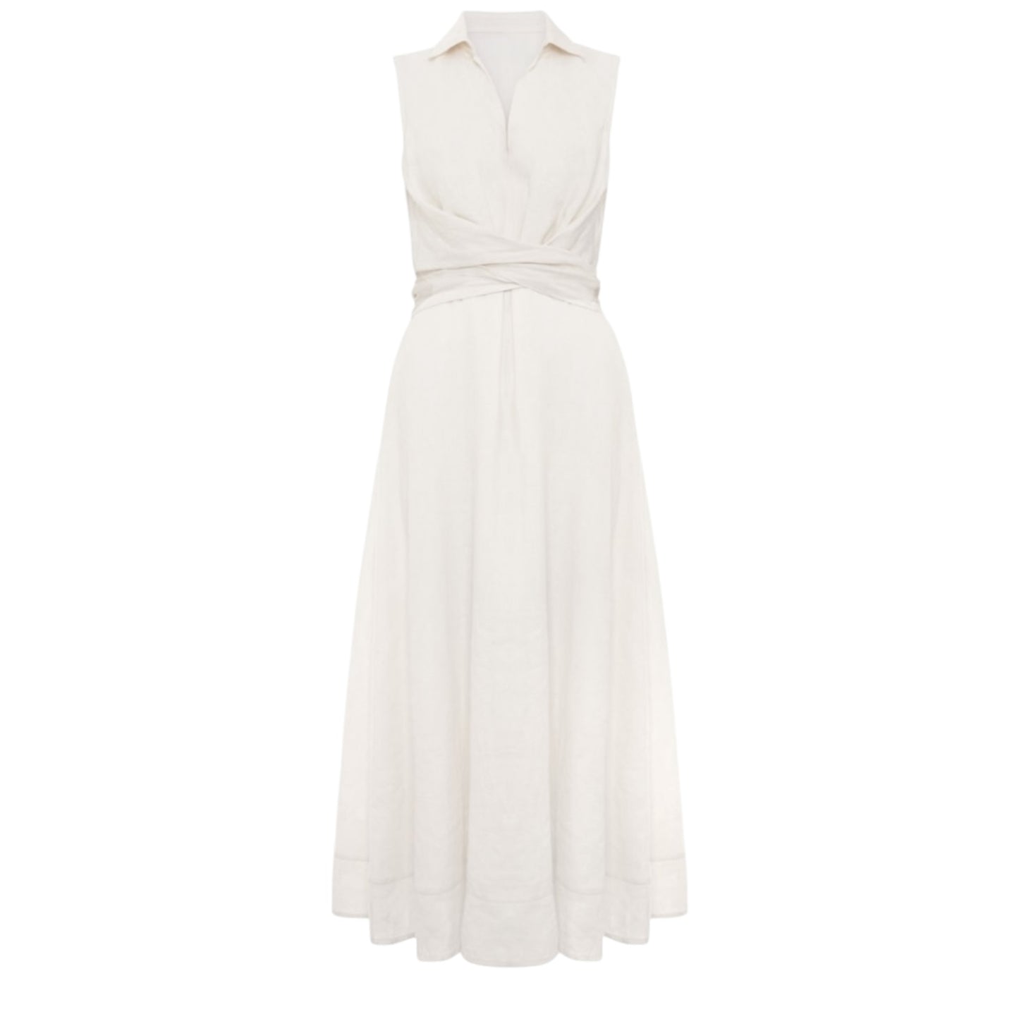 Phase Eight White Becky Midi Dress - 14 - NEW