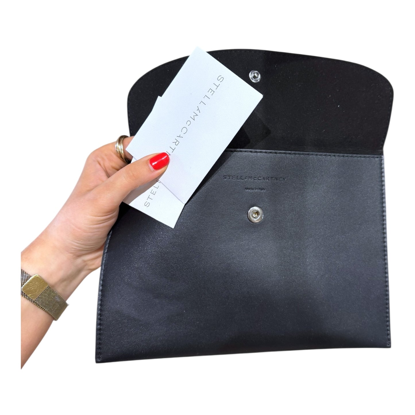 Stella McCartney Black and Red Tote Bag