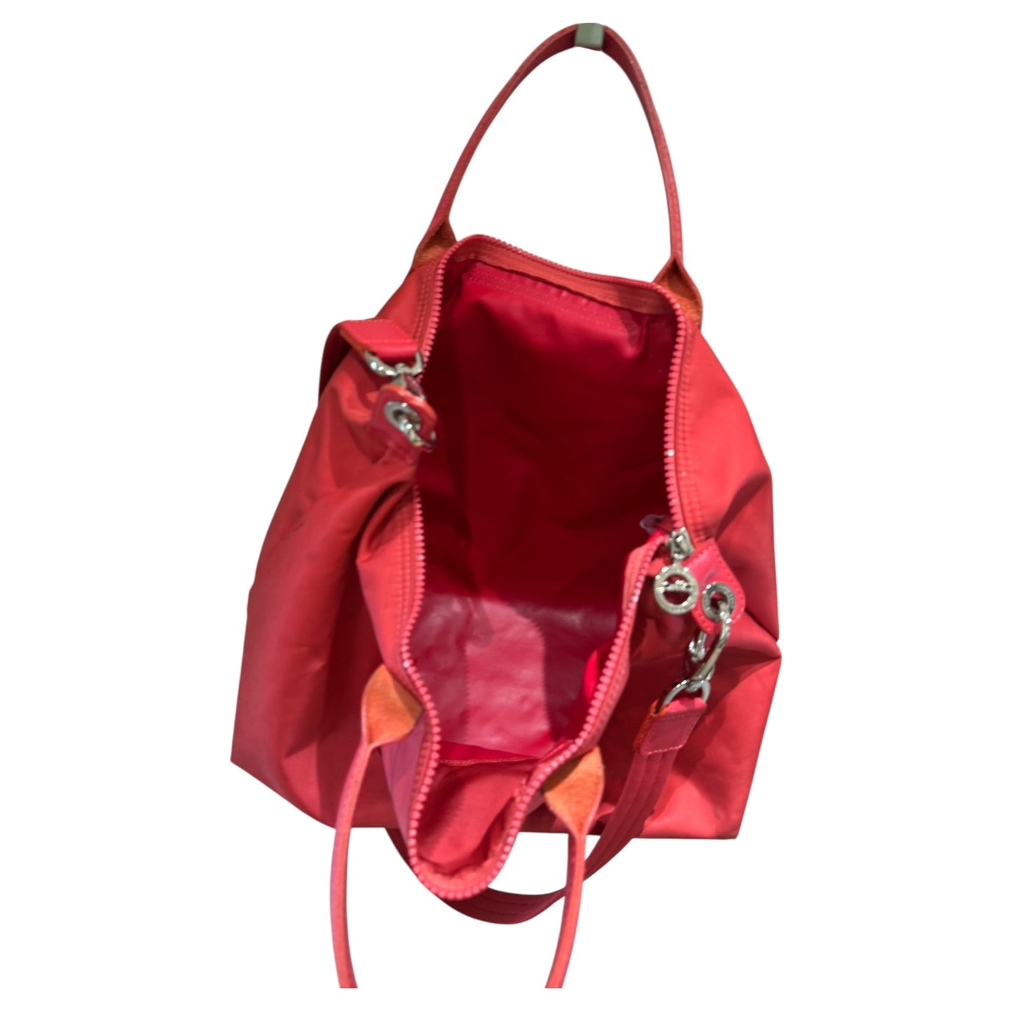 Longchamp Red Le Pliage Cross Body Bag