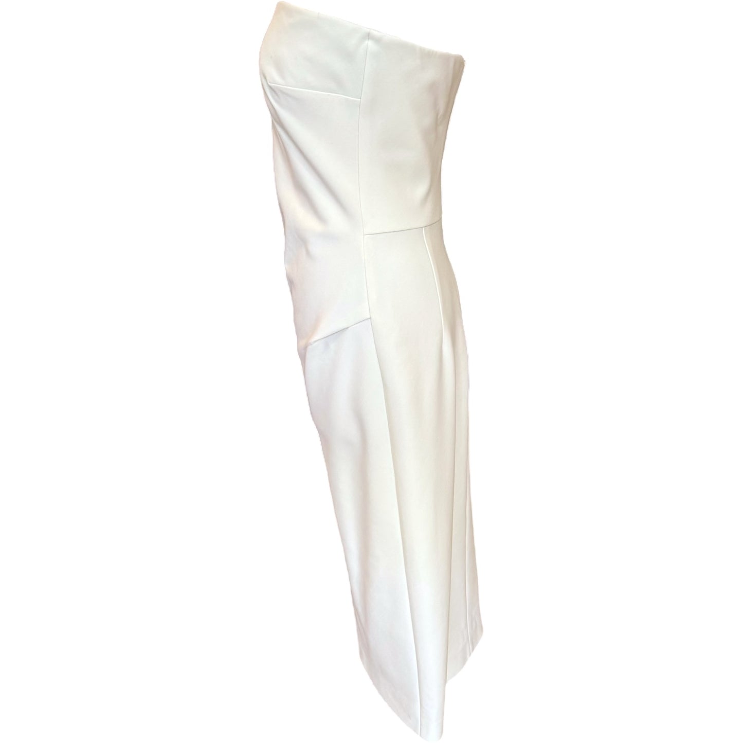 Max Mara Cream Strapless Dress - 10
