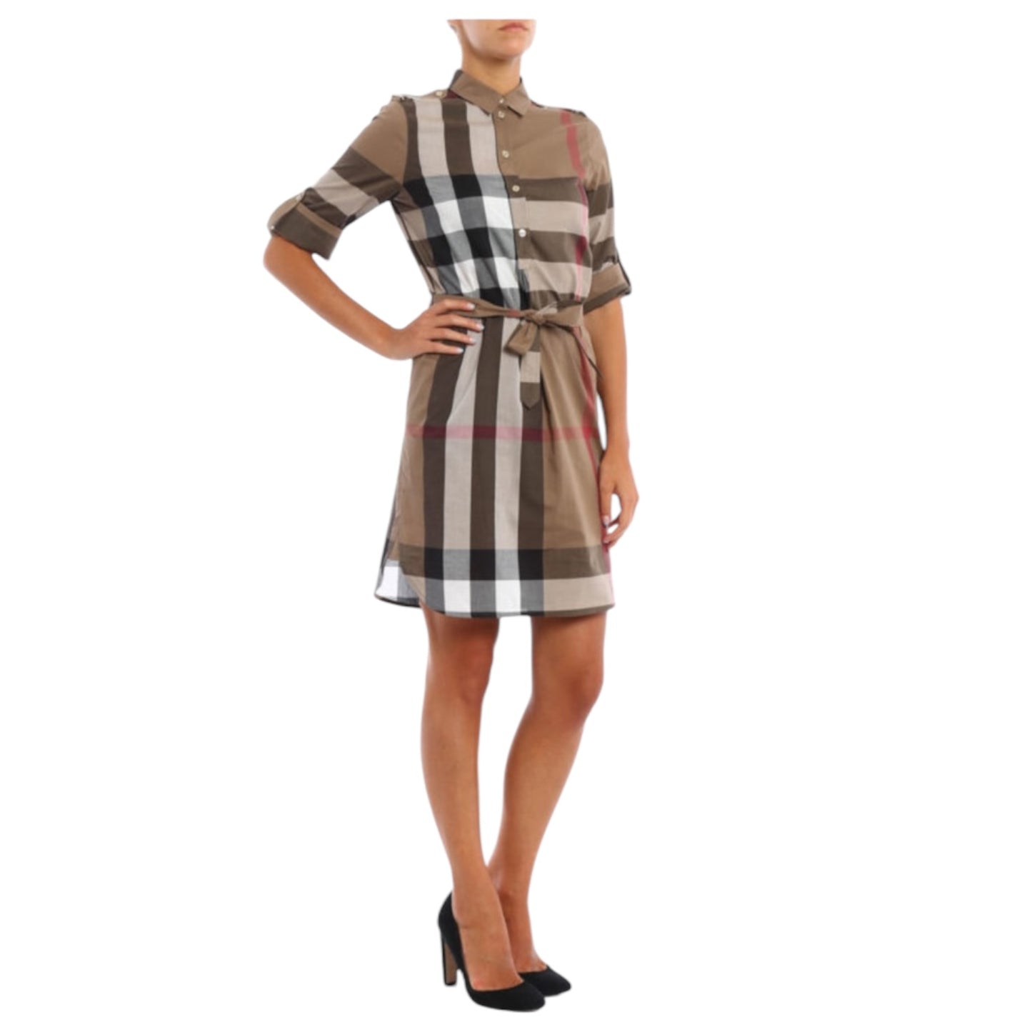 Burberry Nova Check Shirt Dress - 12