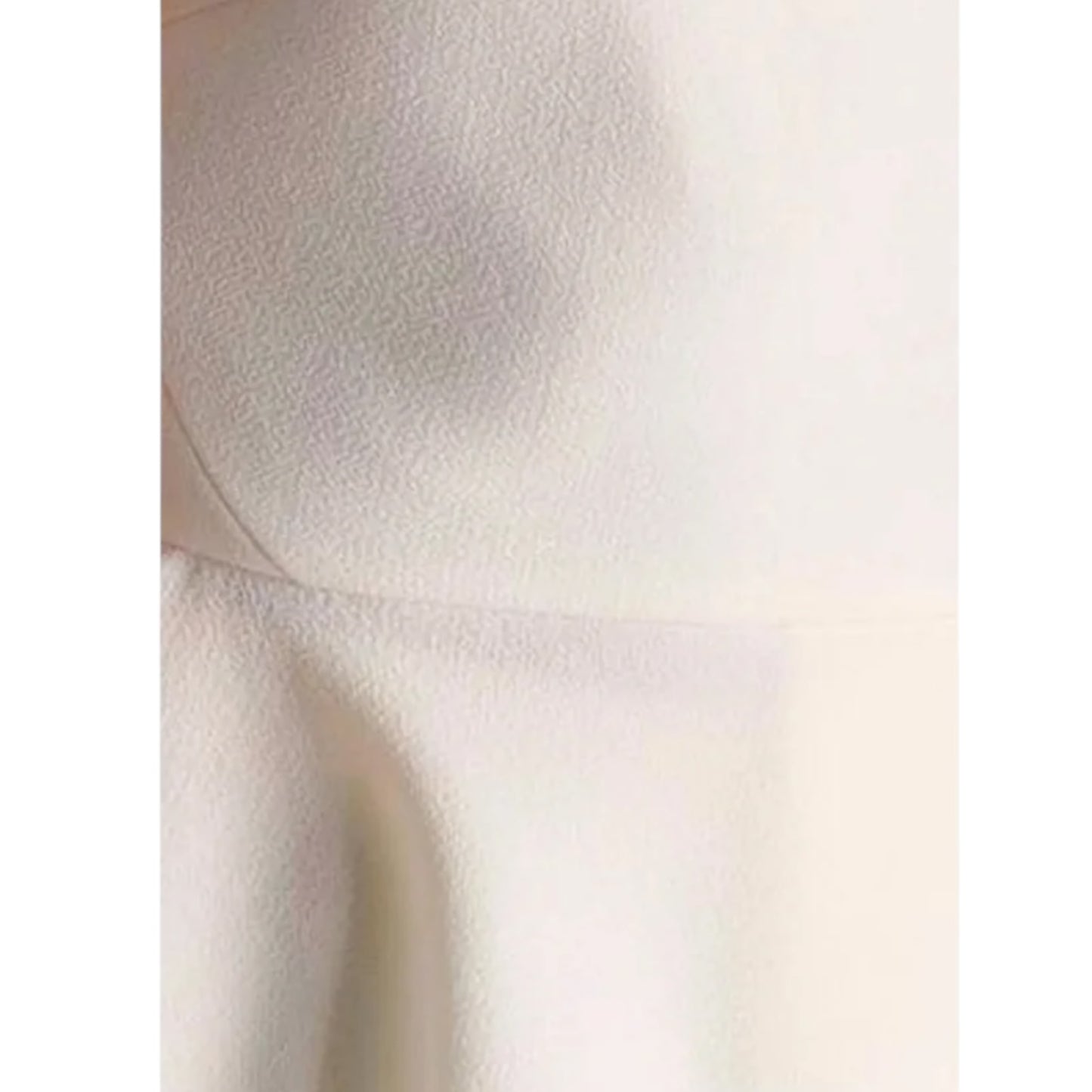 Roland Mouret Cream Peplum Top - 12/14