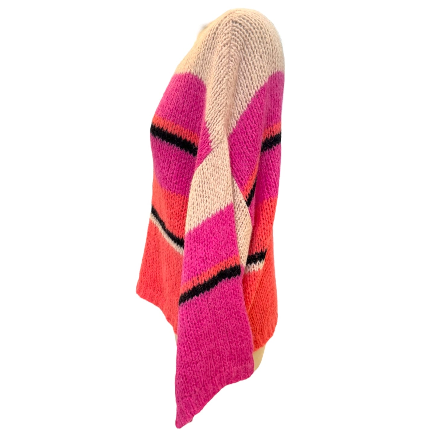 Riani Pink Stripe Jumper - 12