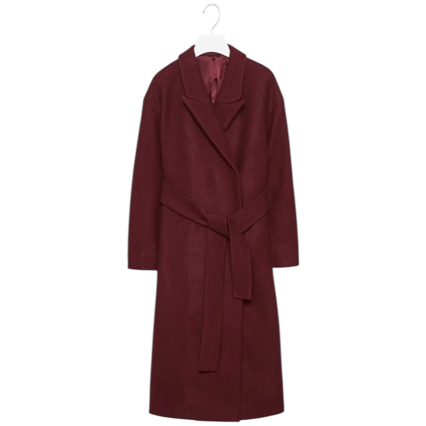 COS Maroon Wool Coat - 10