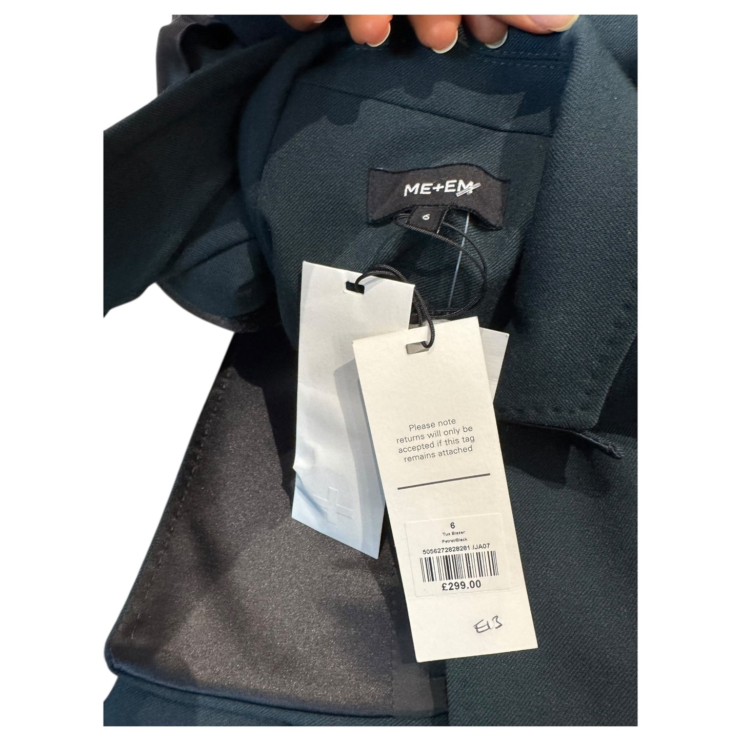 Me + Em Green and Black Tuxedo - 6/8 - NEW