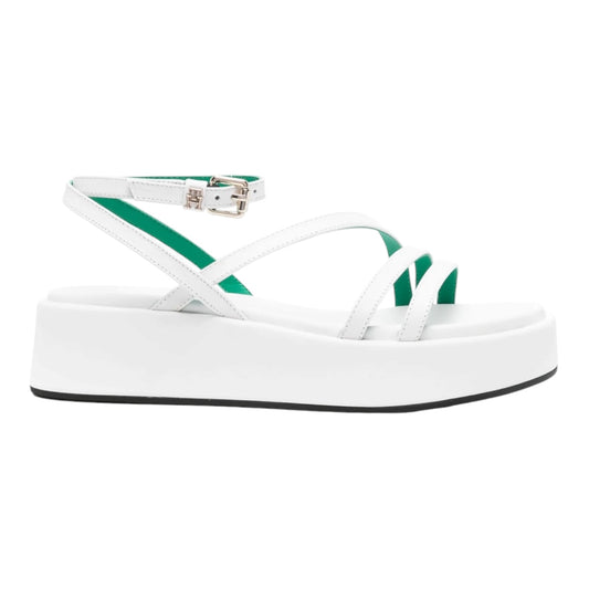 Tommy Hilfiger White Platform Sandals - 37/4 - NEW