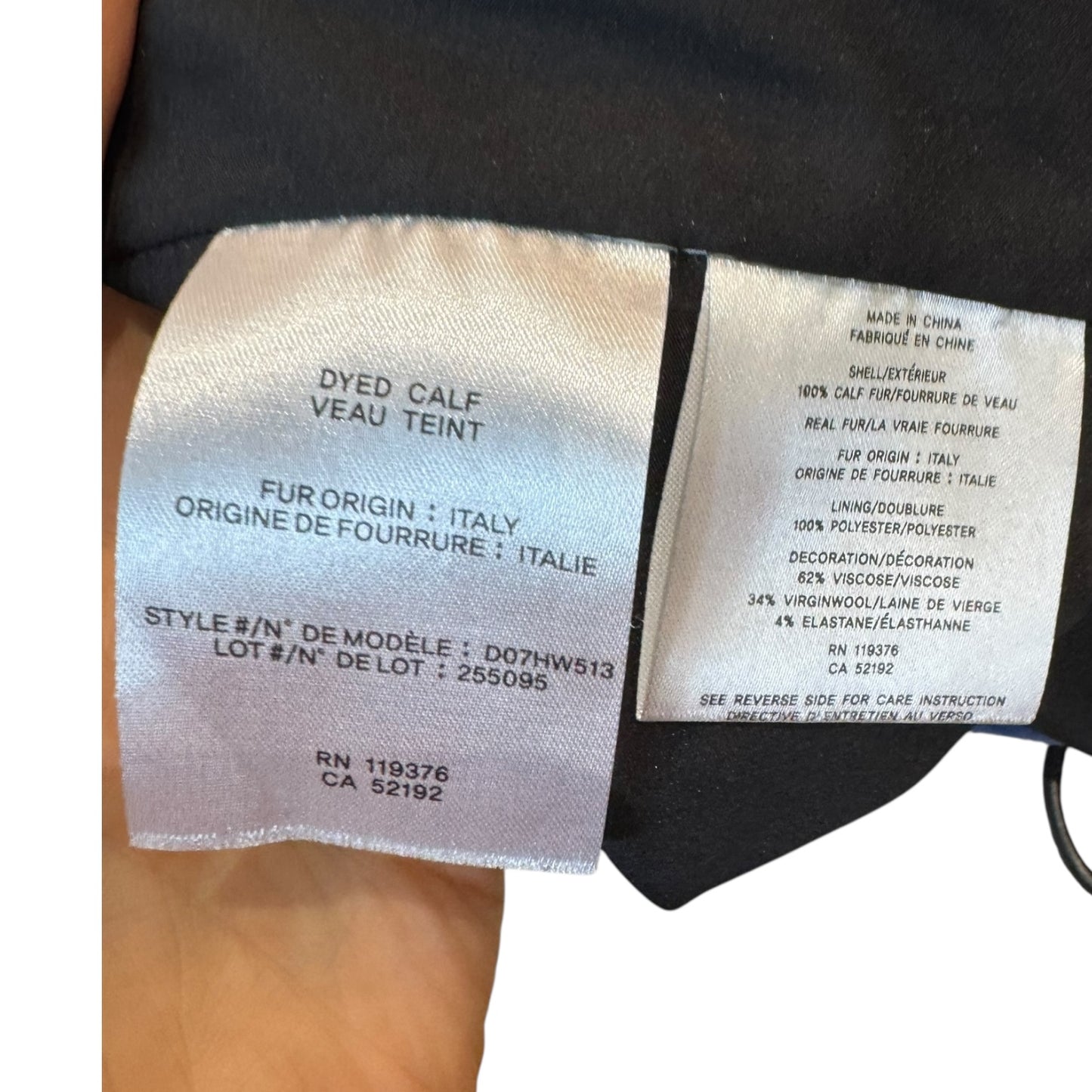 Helmut Lang Black and Blue Suede Top - 14