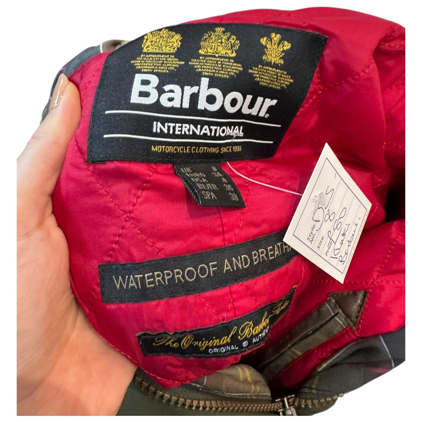 Barbour Khaki Waterproof Parka - 8