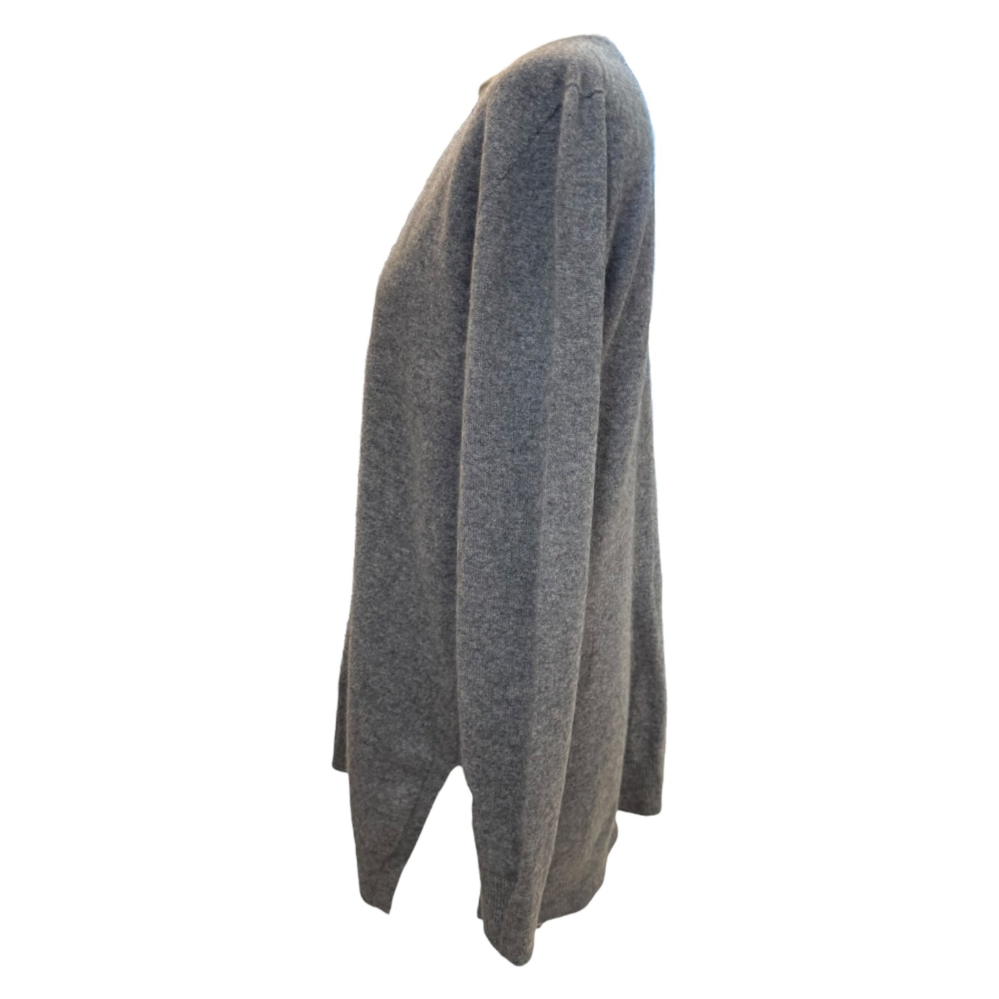 Weekend Max Mara Grey Cashmere V Neck Sweater - 12