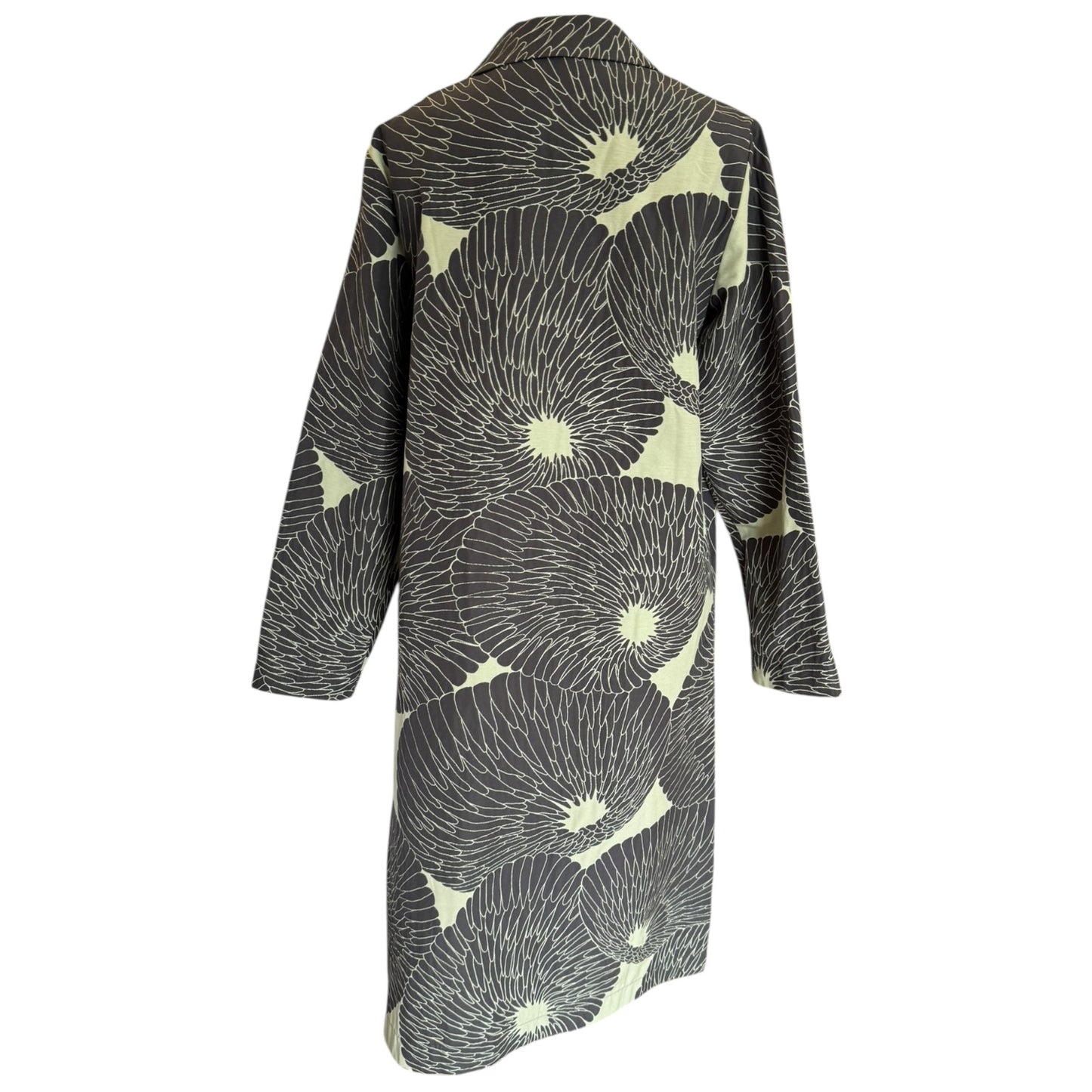 SKFK Grey and Turquoise Floral Coat - 12