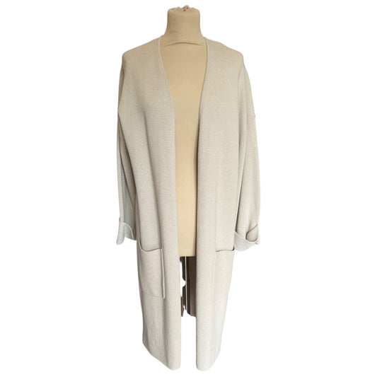 White Label Cotton Rich Double Faced Milano Coatigan - 10 - NEW