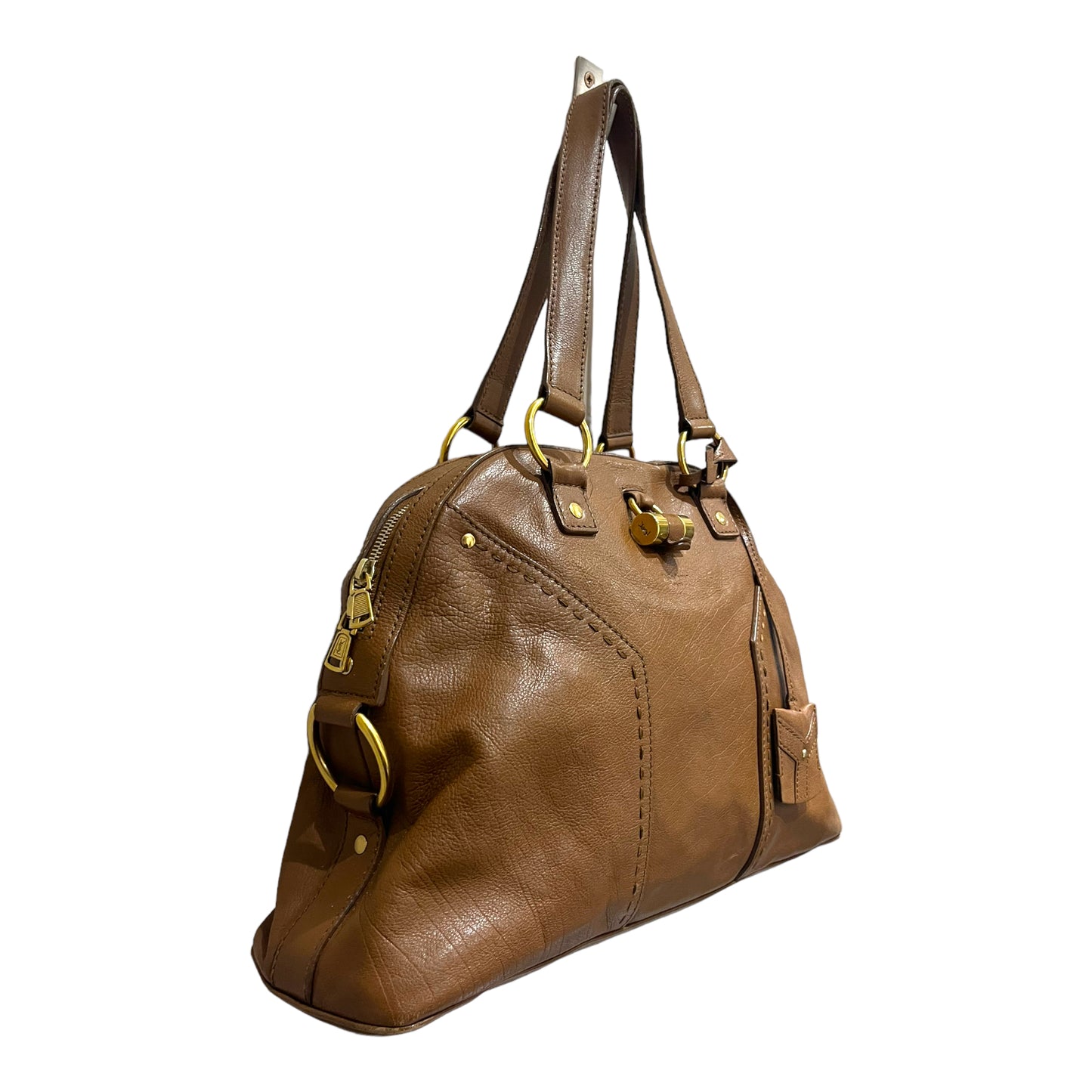 YSL ‘Muse’ Brown Leather Bag