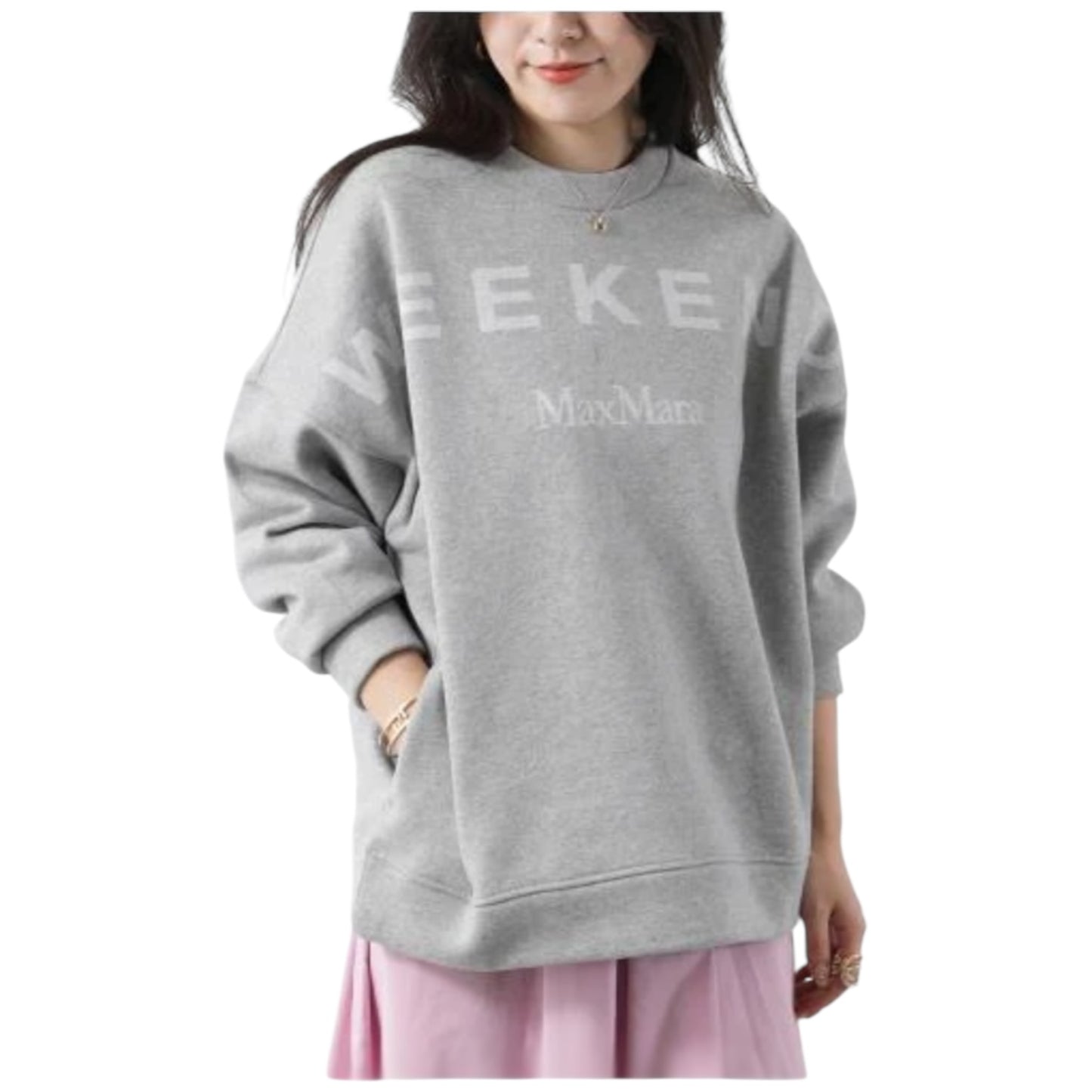 Weekend Max Mara Grey Sweatshirt - M Oversized