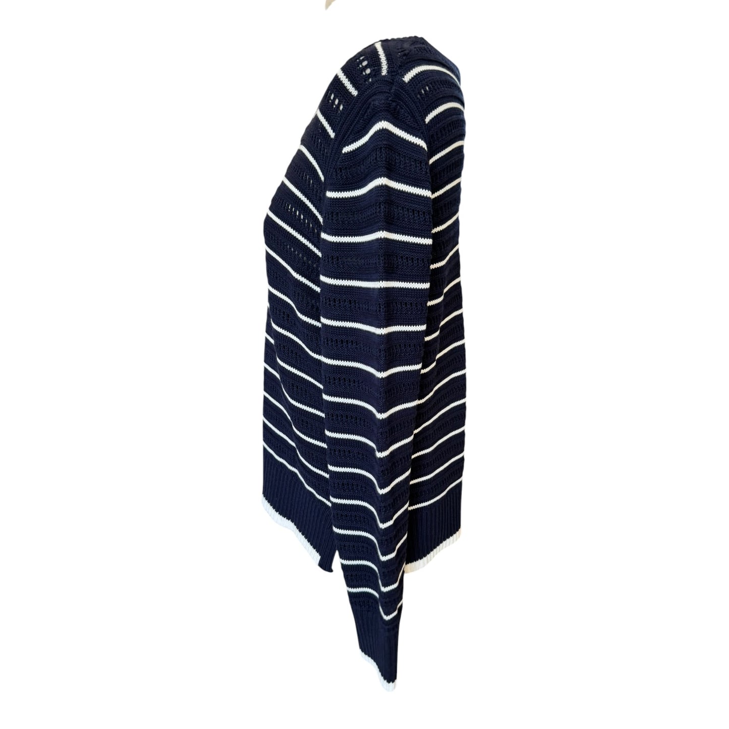 Emme Marella Navy and White Stripe Sweater - 14/16