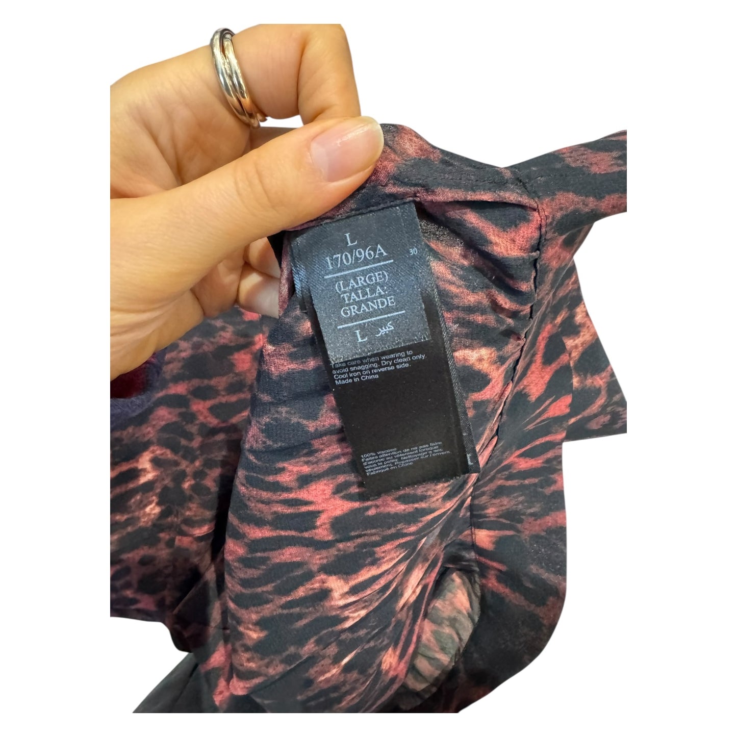 All Saints Adeliza Red and Black Shirt - 12