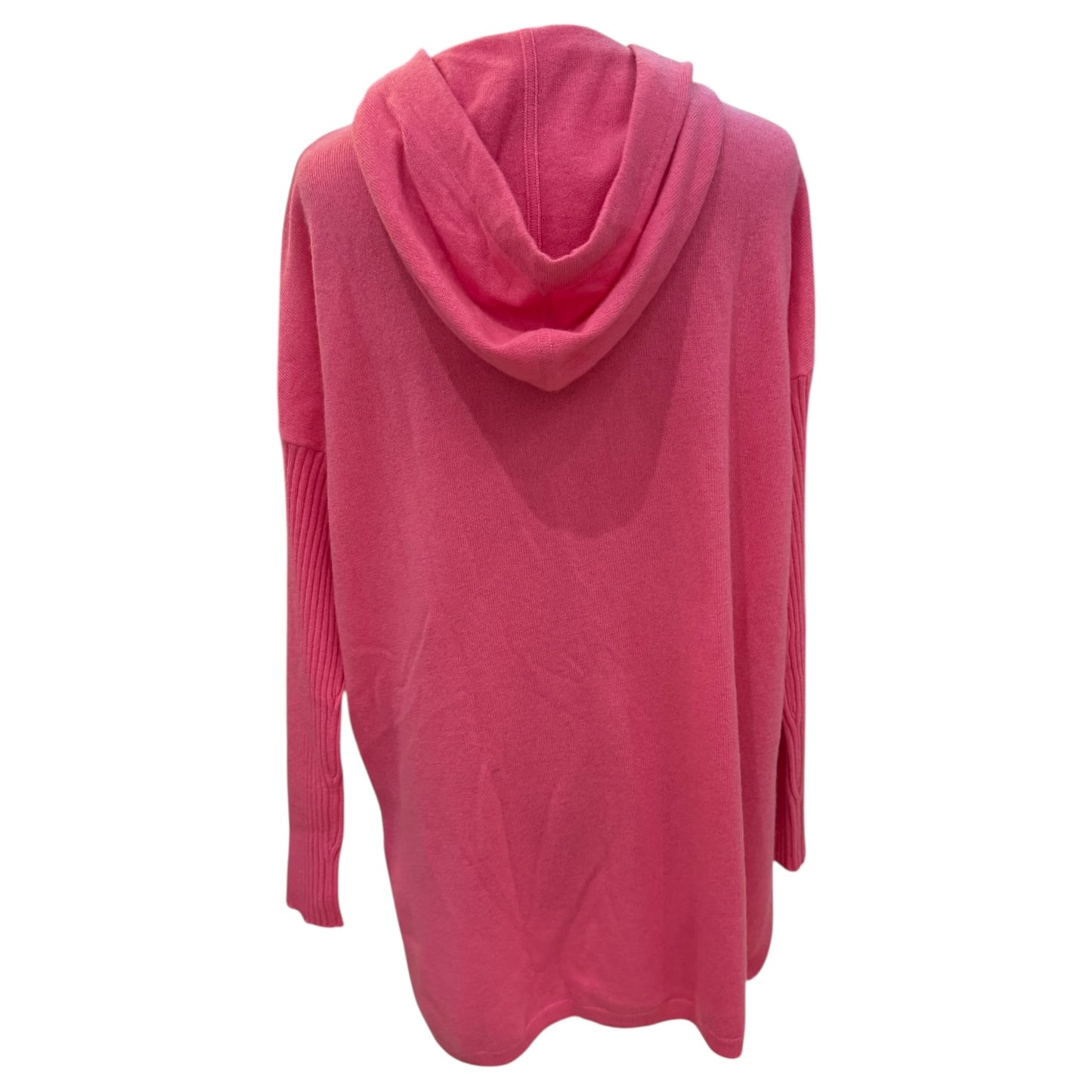 Luisa Cerano Pink Wool and Cashmere Hoodie - 14 - NEW