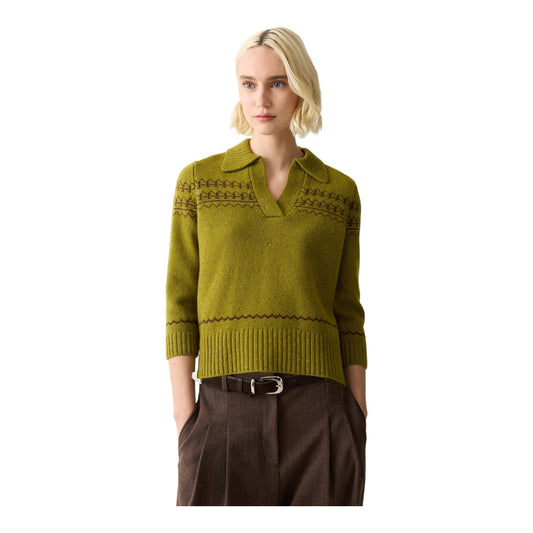 Jigsaw Donegal V Collar Top - 10