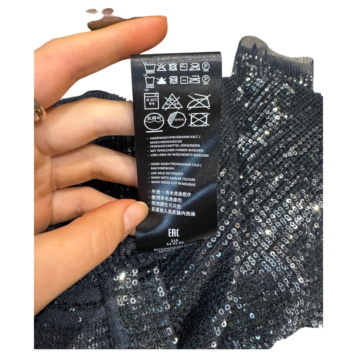 Dorothee Schumacher Grey Sequin Top - 10