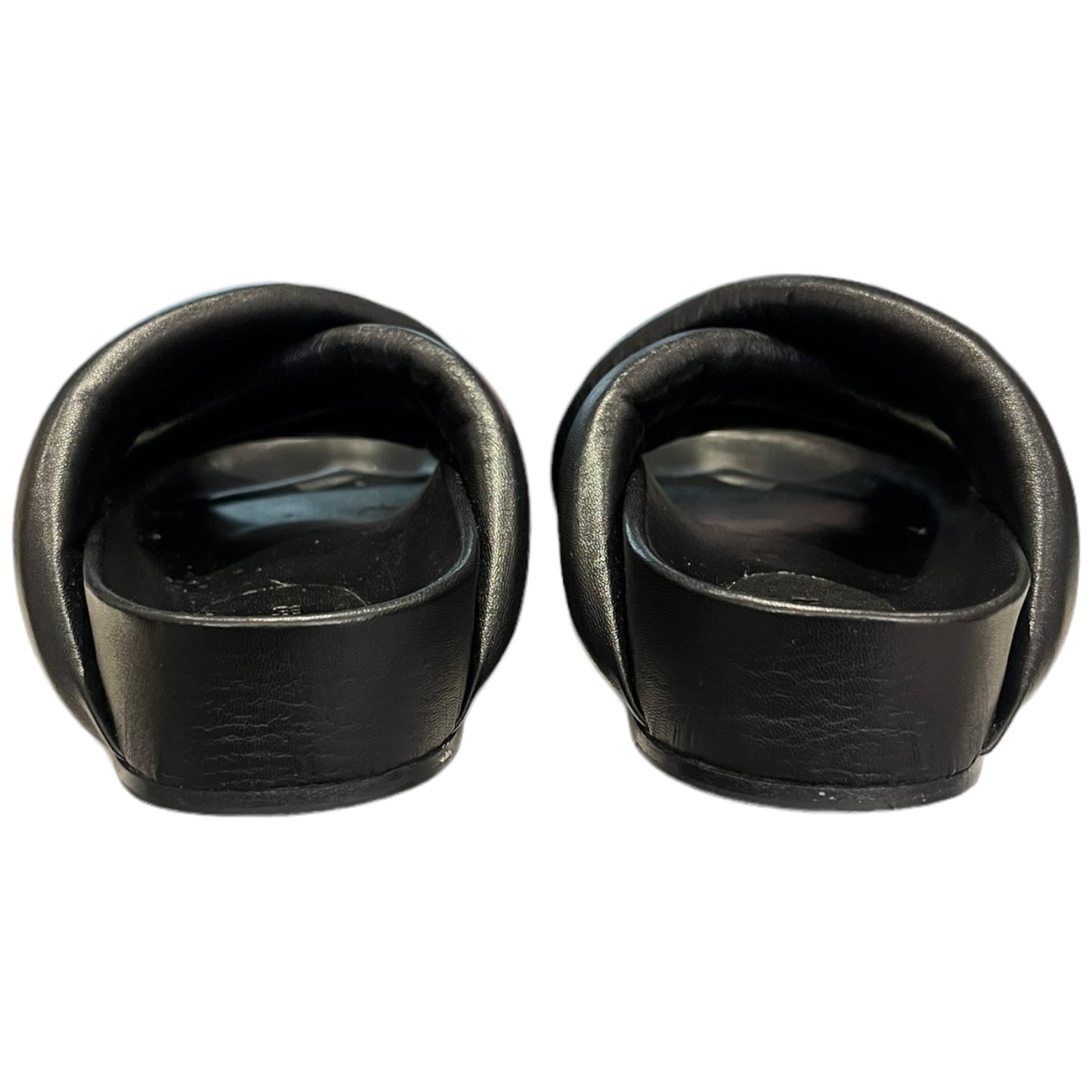Jil Sander Black Slider Sandals