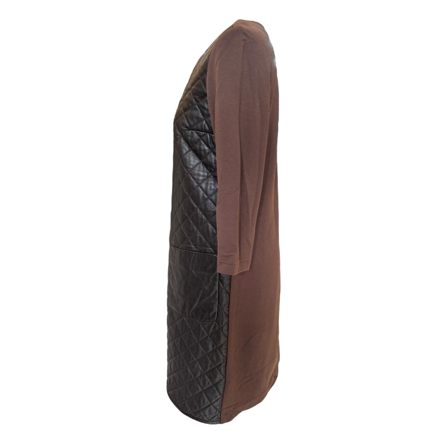 Weekend Max Mara Brown Leather Dress - 10