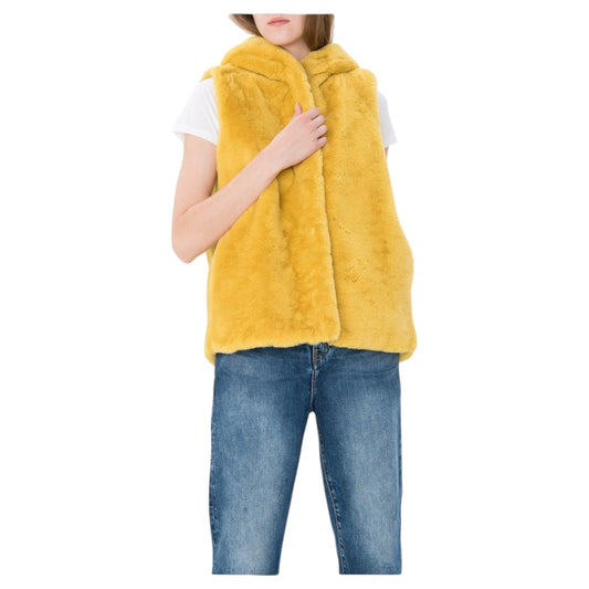 Marella Mustard Reversible Gilet - 10