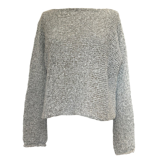 Annette Gortz Grey Loop Knit Sweater - 12