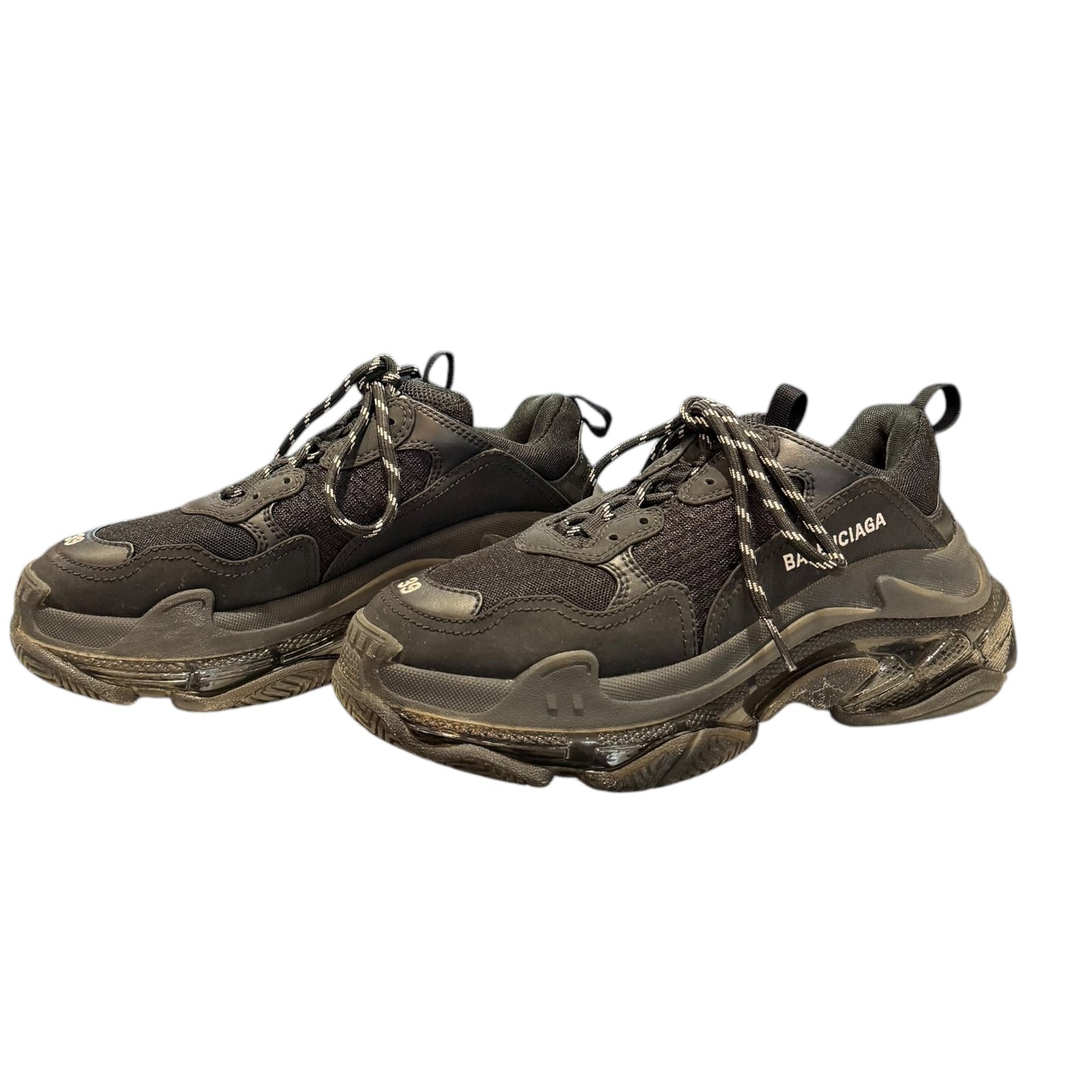 Black Balenciaga Triple S Trainers - 6