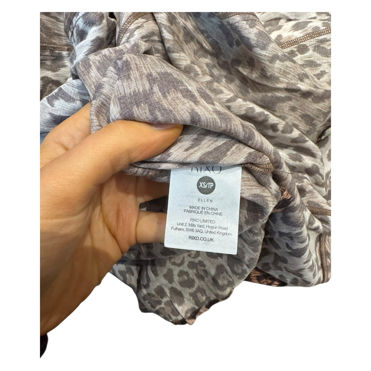 Rixo Ellen dress in Leopard - 8 - NEW