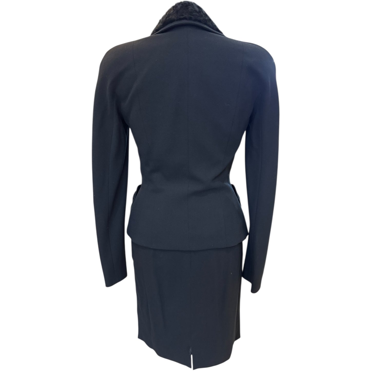 Christian Dior Black Heart Skirt Suit - 8