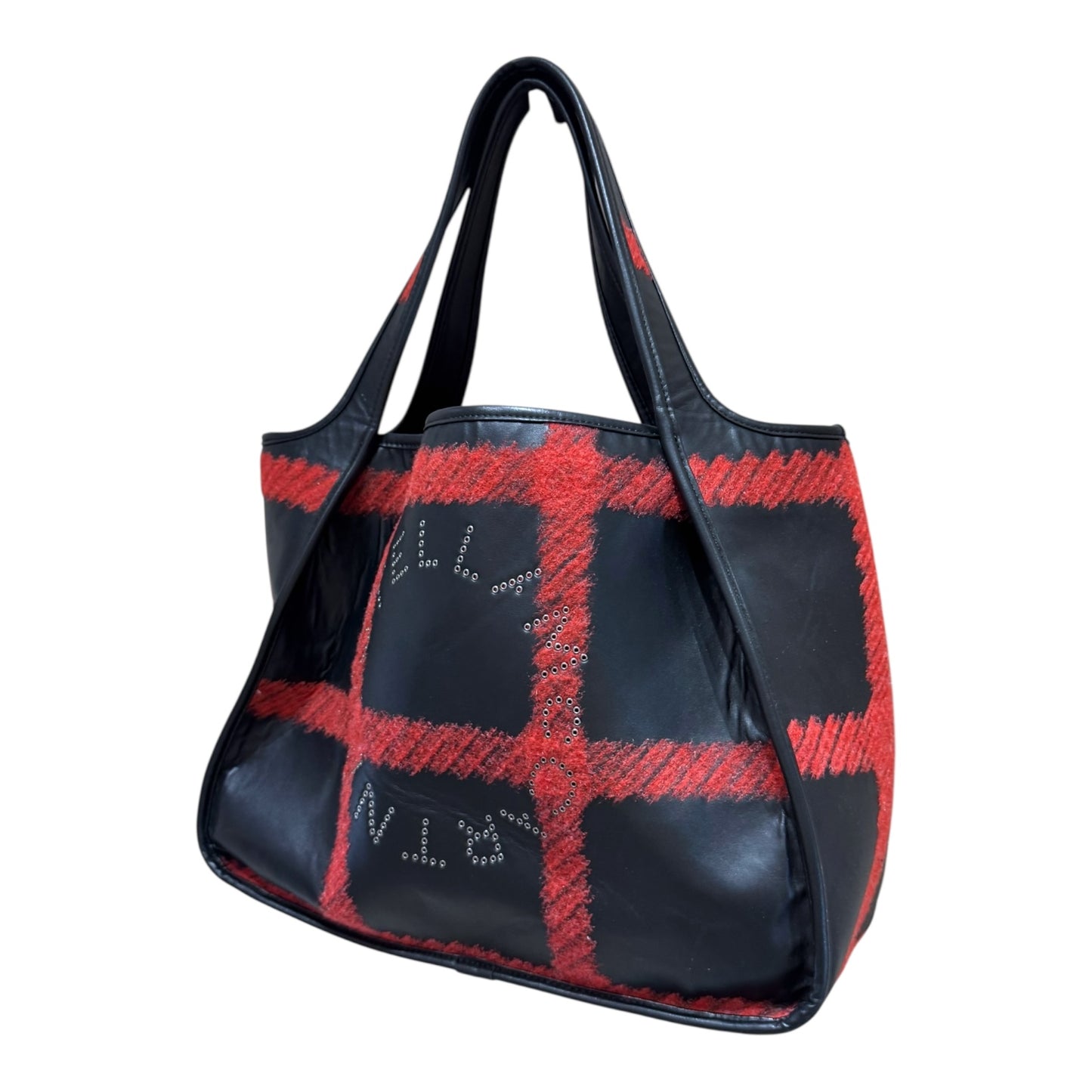 Stella McCartney Black and Red Tote Bag