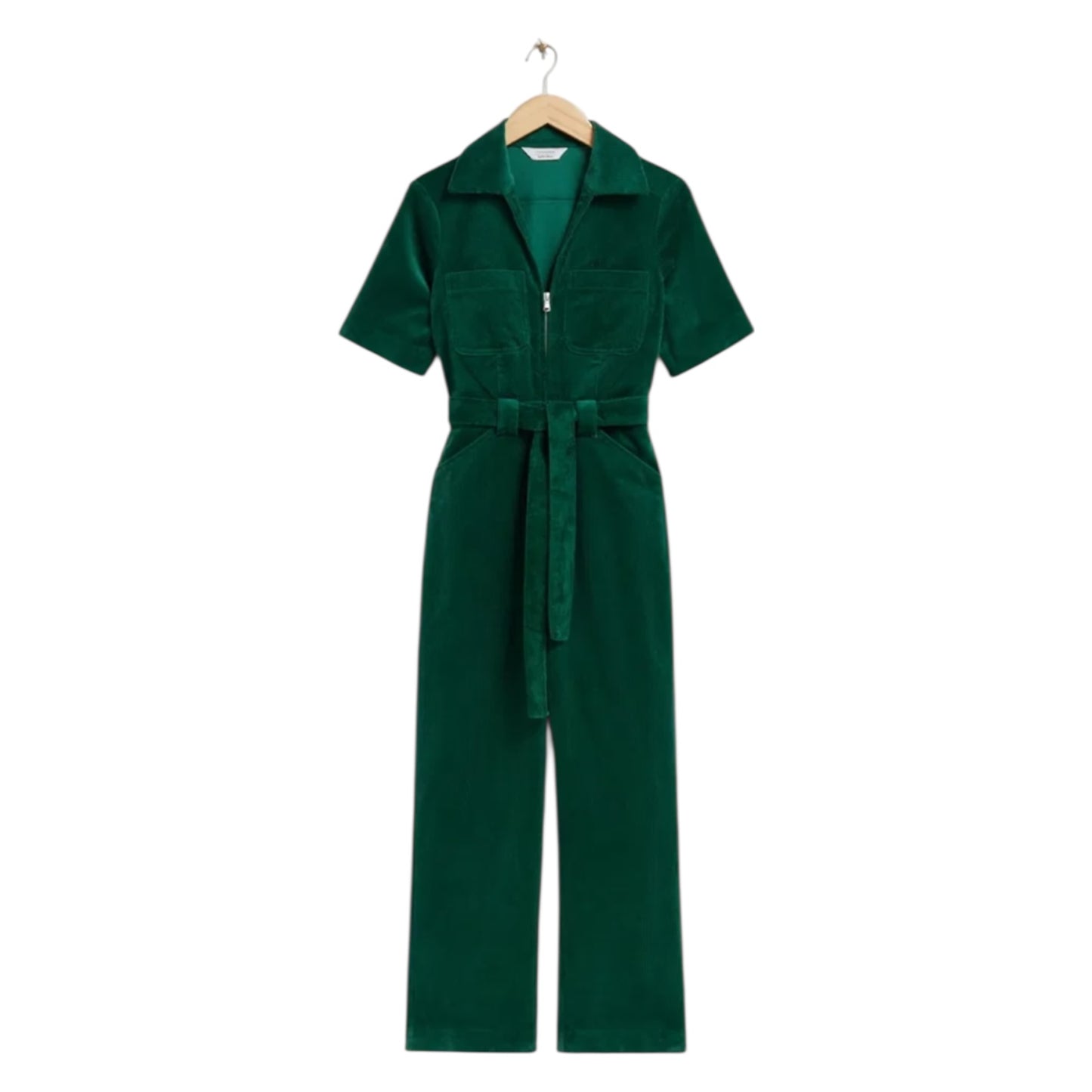 & Other Stories Green Cord Jumpsuit - 10