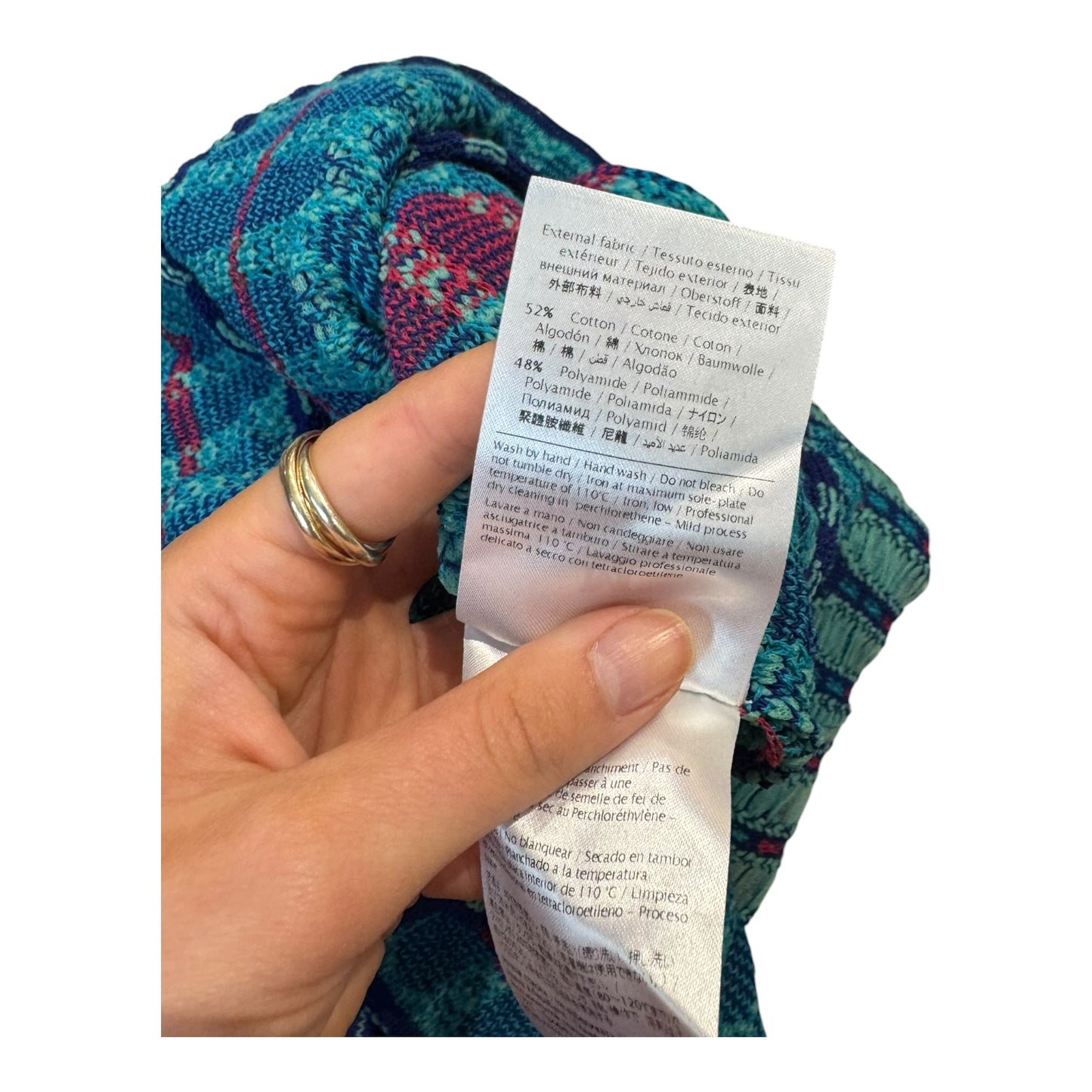 Missoni Blue Knit Dress - 12