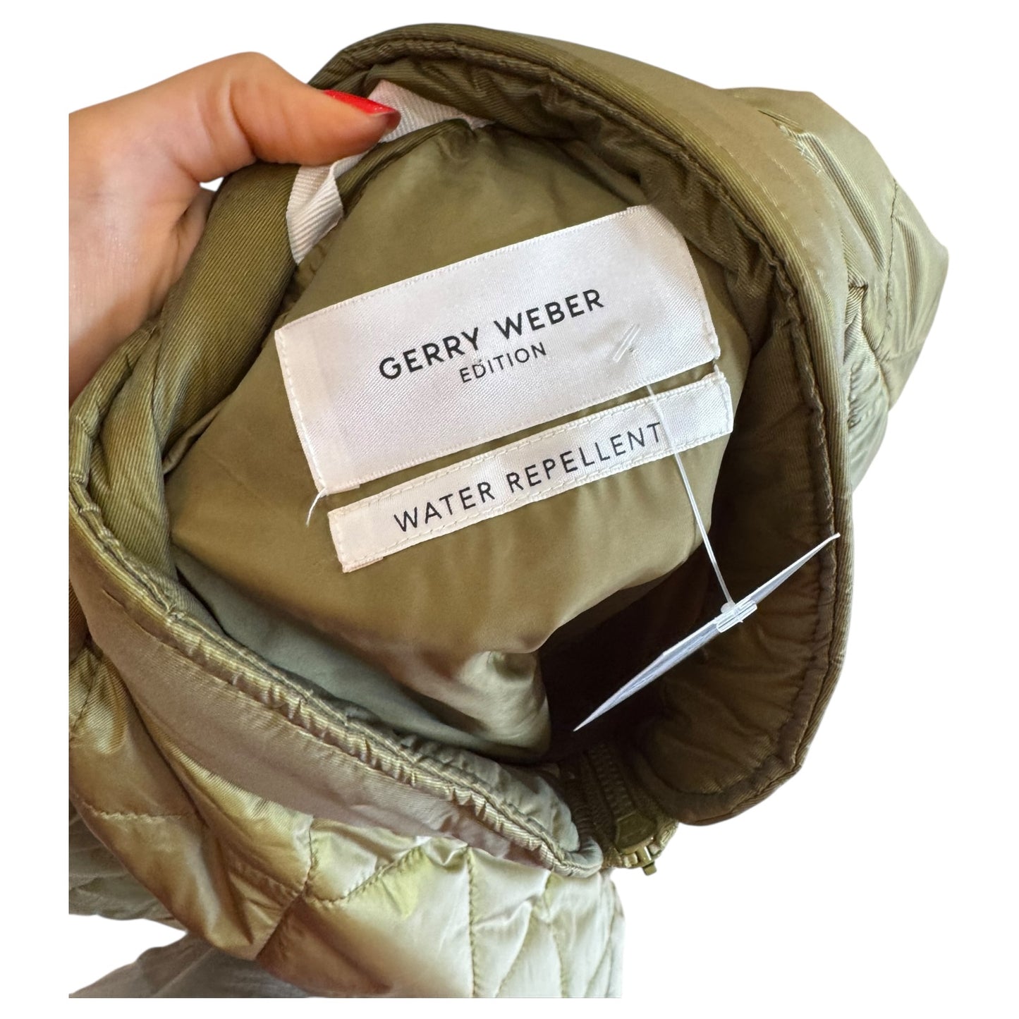 Gerry Weber Khaki Water Repellent Padded Jacket - 22