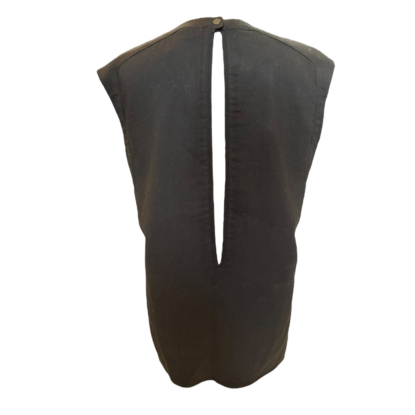 Helmut Lang Black and Blue Suede Top - 14