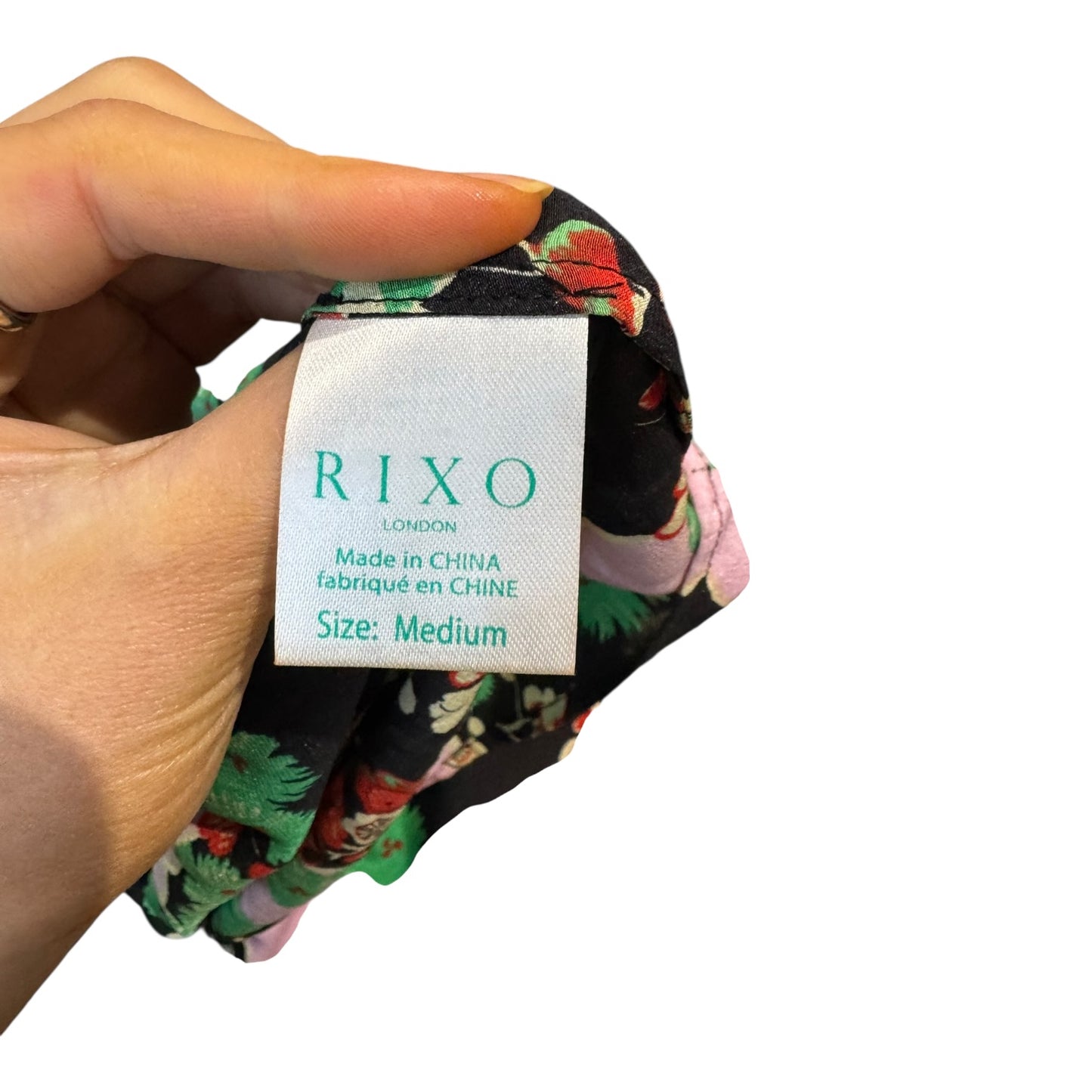 Rixo Chrissy Silk Patterned Dress - 12