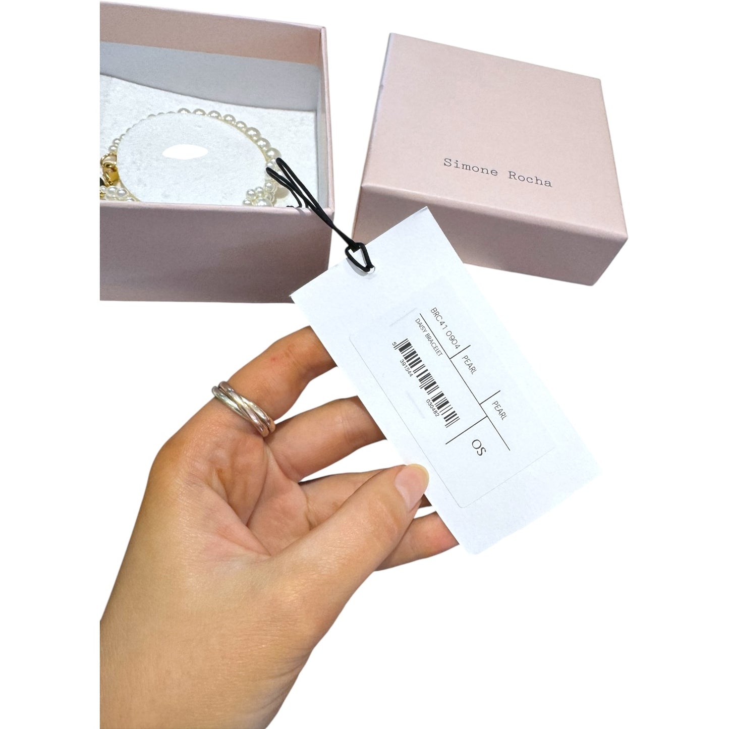 Simone Rocha Daisy Faux Pearl Bracelet