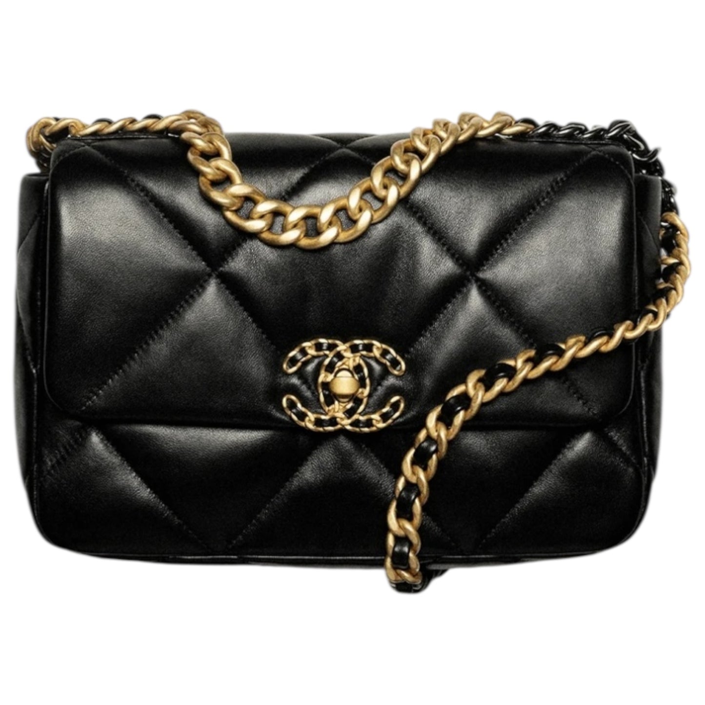 Chanel Black Quilted '19' Bag