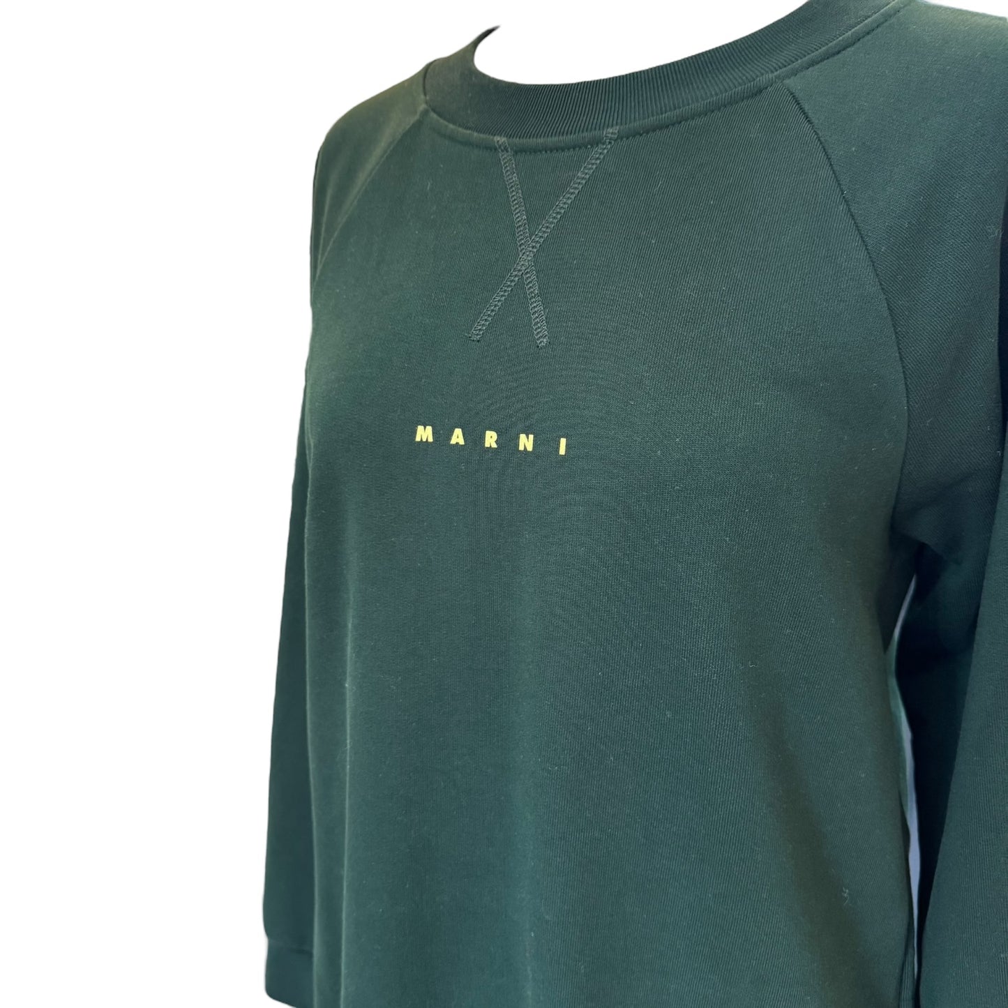 Marni Dark Green Logo Sweater - 12
