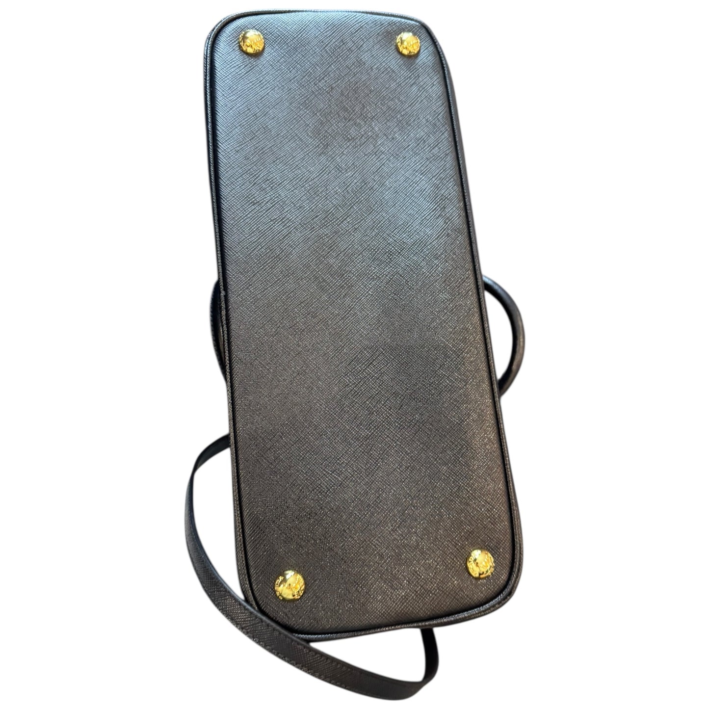 Prada Black Promenade Saffiano Lux Bag