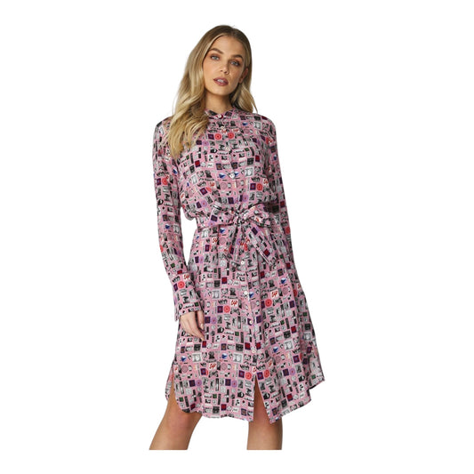 Paul Smith Silk Postcard Shirt Dress - 8/10 - NEW