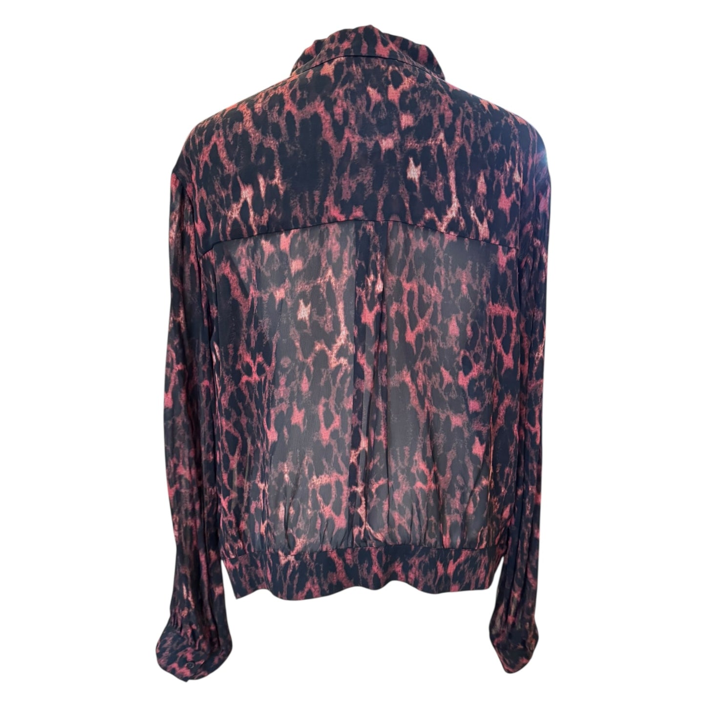 All Saints Adeliza Red and Black Shirt - 12