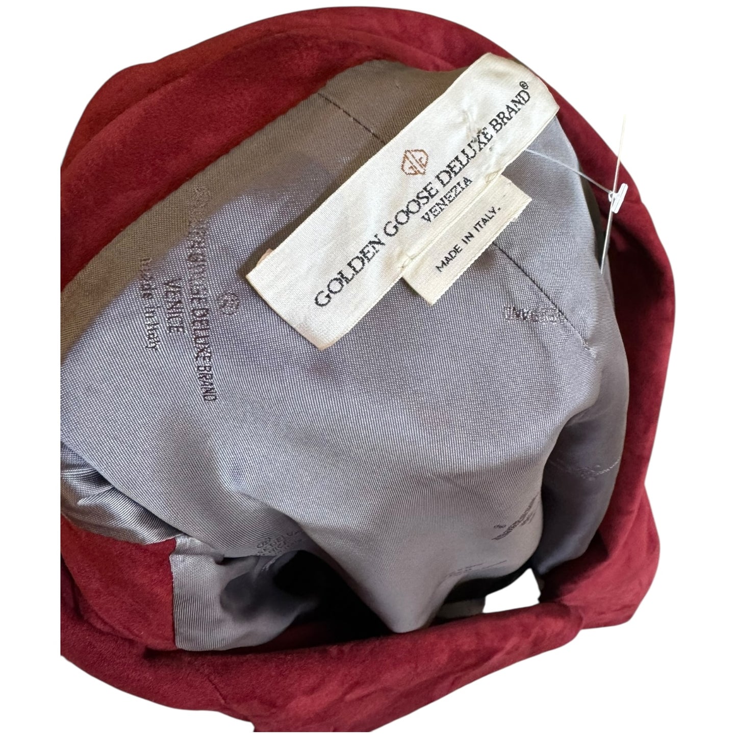 Golden Goose Maroon Suede Jacket - 12/14