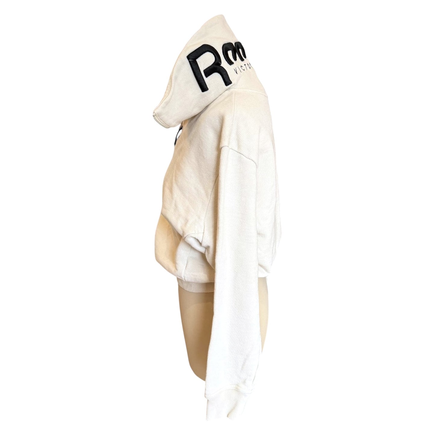 Reebok By Victoria Beckham Off-White Cropped Cowl Pullover - 6/8