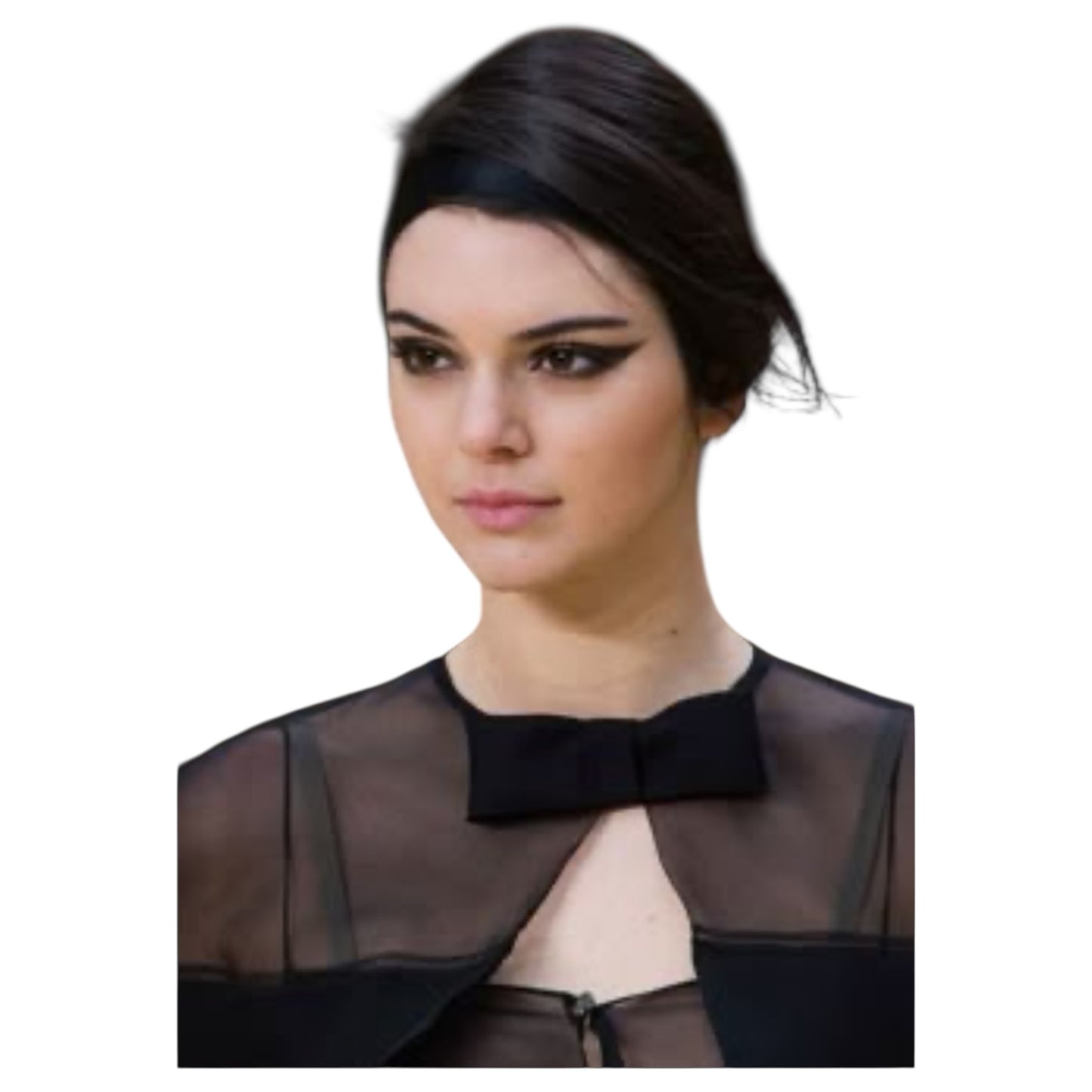 Chanel Black Silk Headband