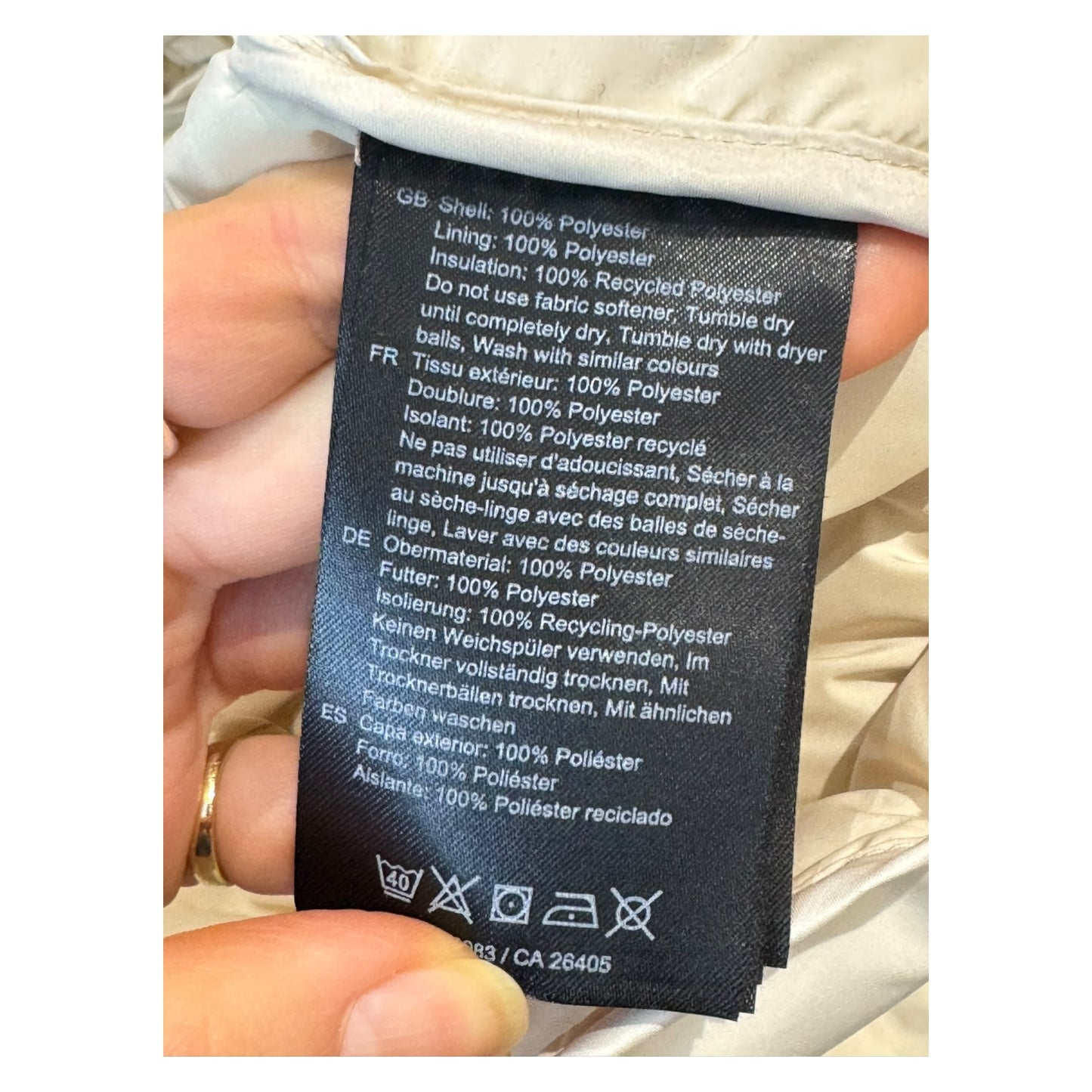 Helly Hansen Cream Puffer Jacket - 12