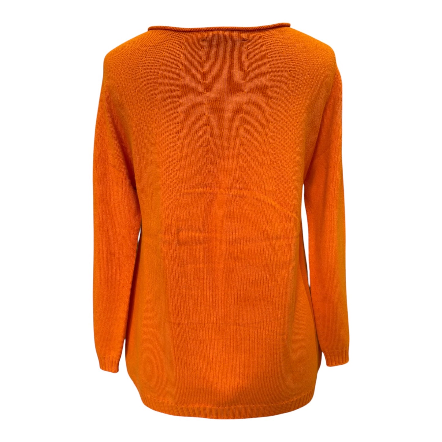 Max Mara Orange Summer Knit Jumper - 12