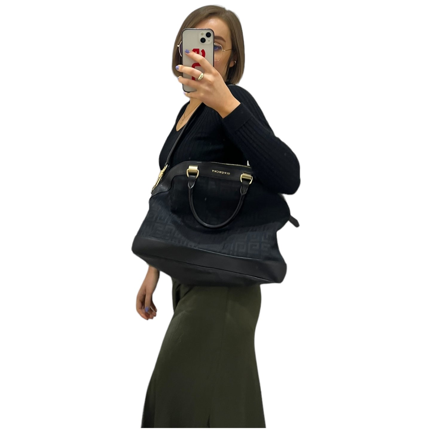 Givenchy Black Bowling Bag