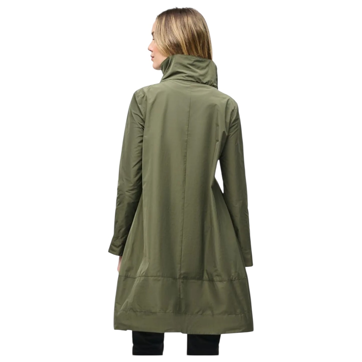 Joseph Ribkoff Khaki Enigma Cocoon Coat - 18