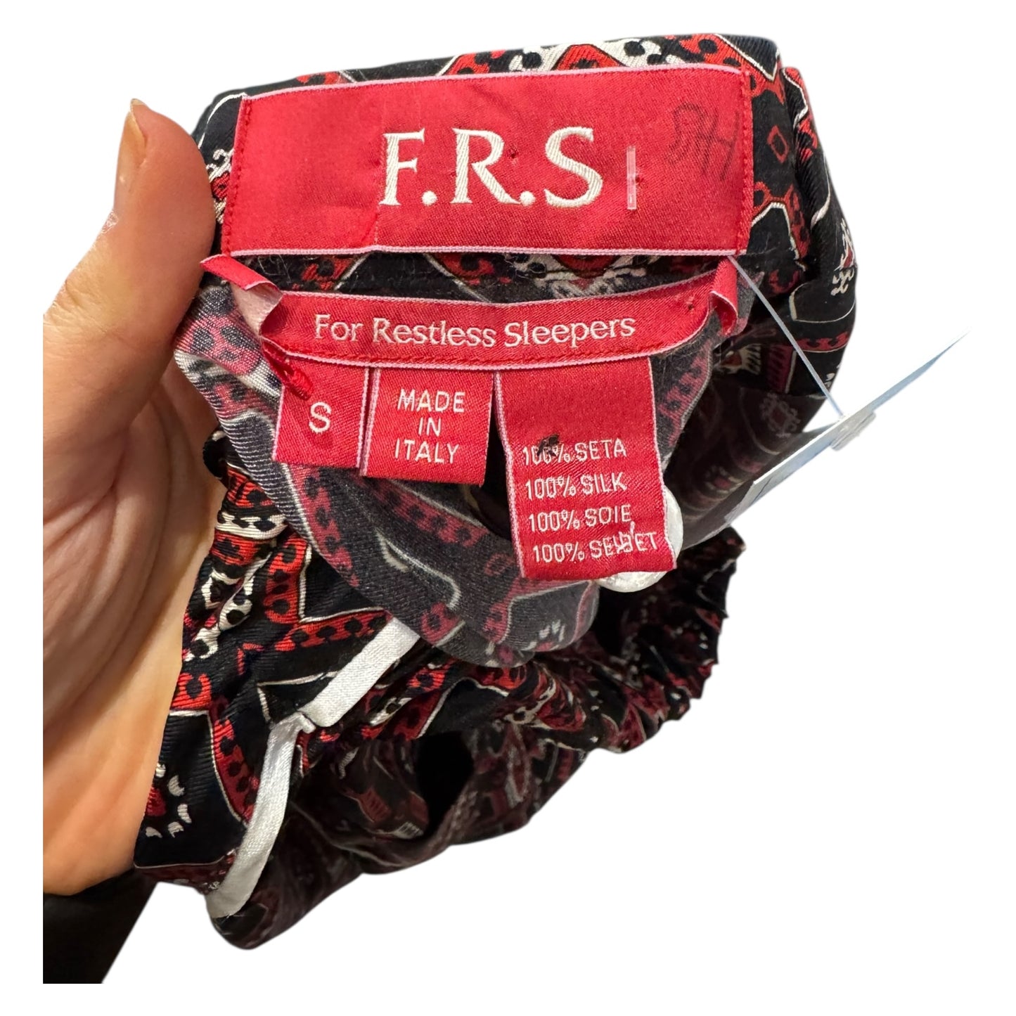 For Restless Sleeper 100% Silk Trousers - 8/10